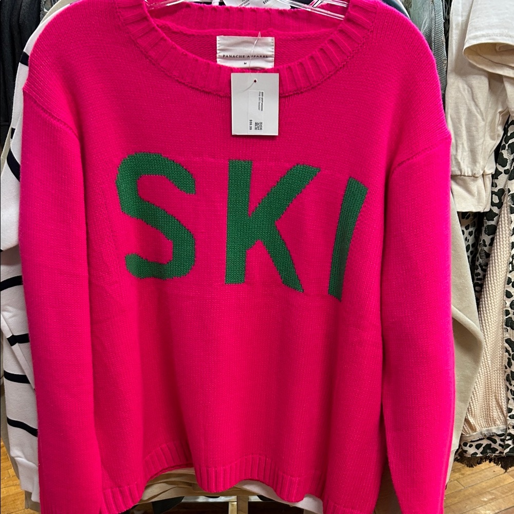 Panache Hot Pink Sweater - Picture 2 of 5